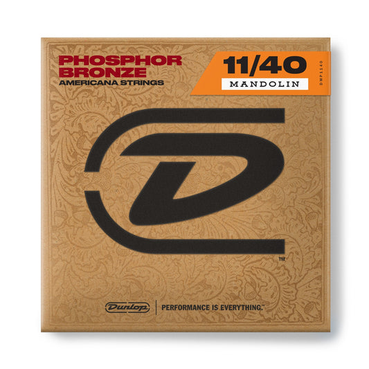Image 2 of Dunlop DMP1140 Phosphor Bronze Medium Gauge Mandolin Strings - SKU# DLP1618 : Product Type Strings : Elderly Instruments