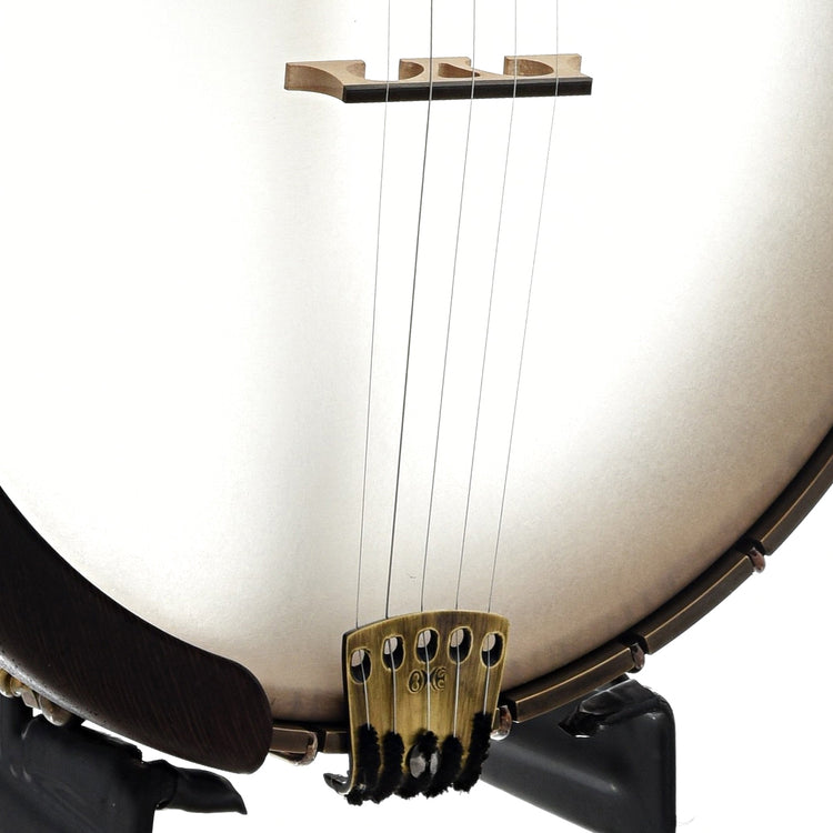 Image 3 of Ome Custom Minstrel 12" Banjo & Case, Curly Maple Neck - SKU# OMINST-CMPL1226 : Product Type Open Back Banjos : Elderly Instruments