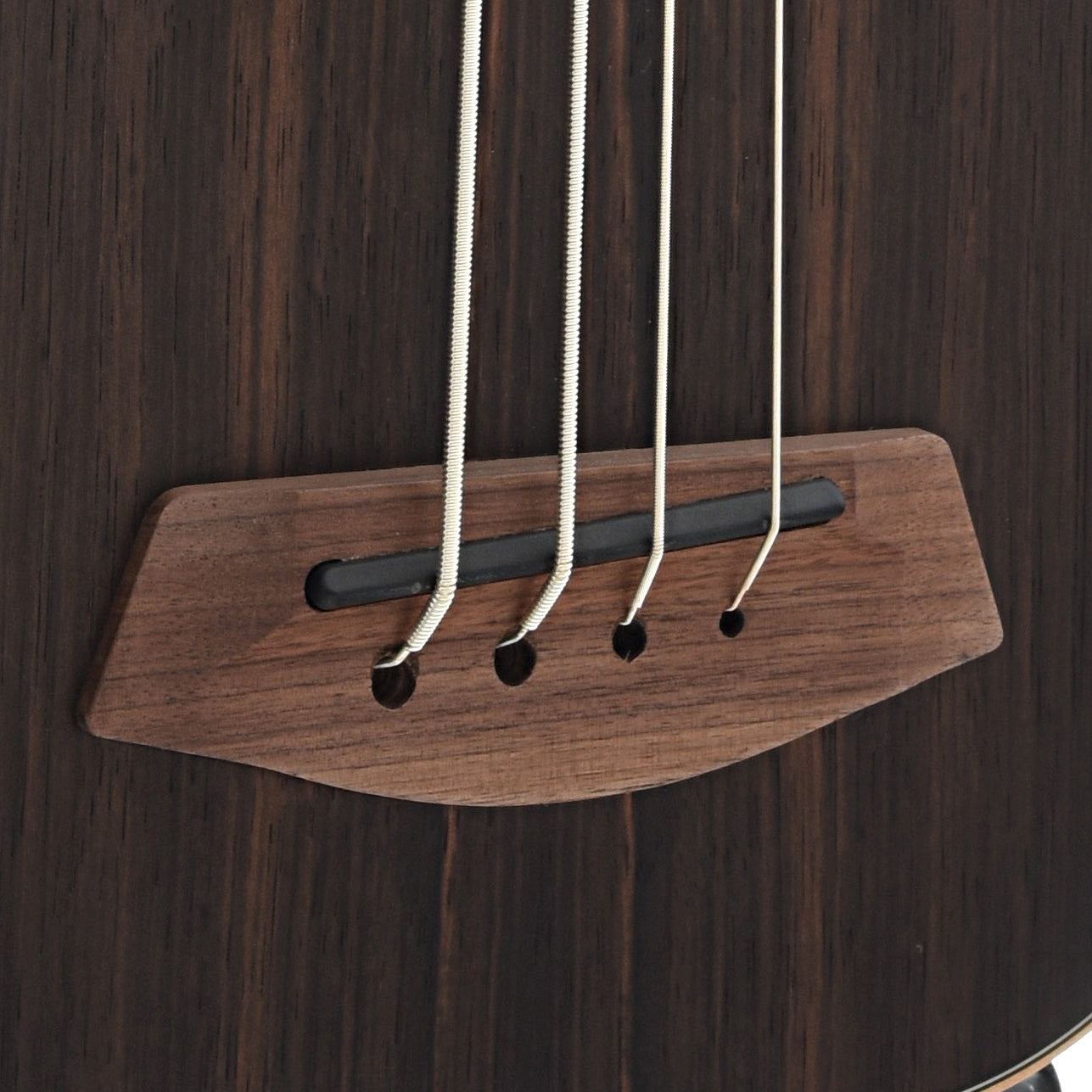 Image 3 of Kala U-Bass Striped Ebony Fretted Mini-Bass, Roundwound Strings, & Gigbag - SKU# UBEBRW : Product Type Acoustic Bass Guitars : Elderly Instruments