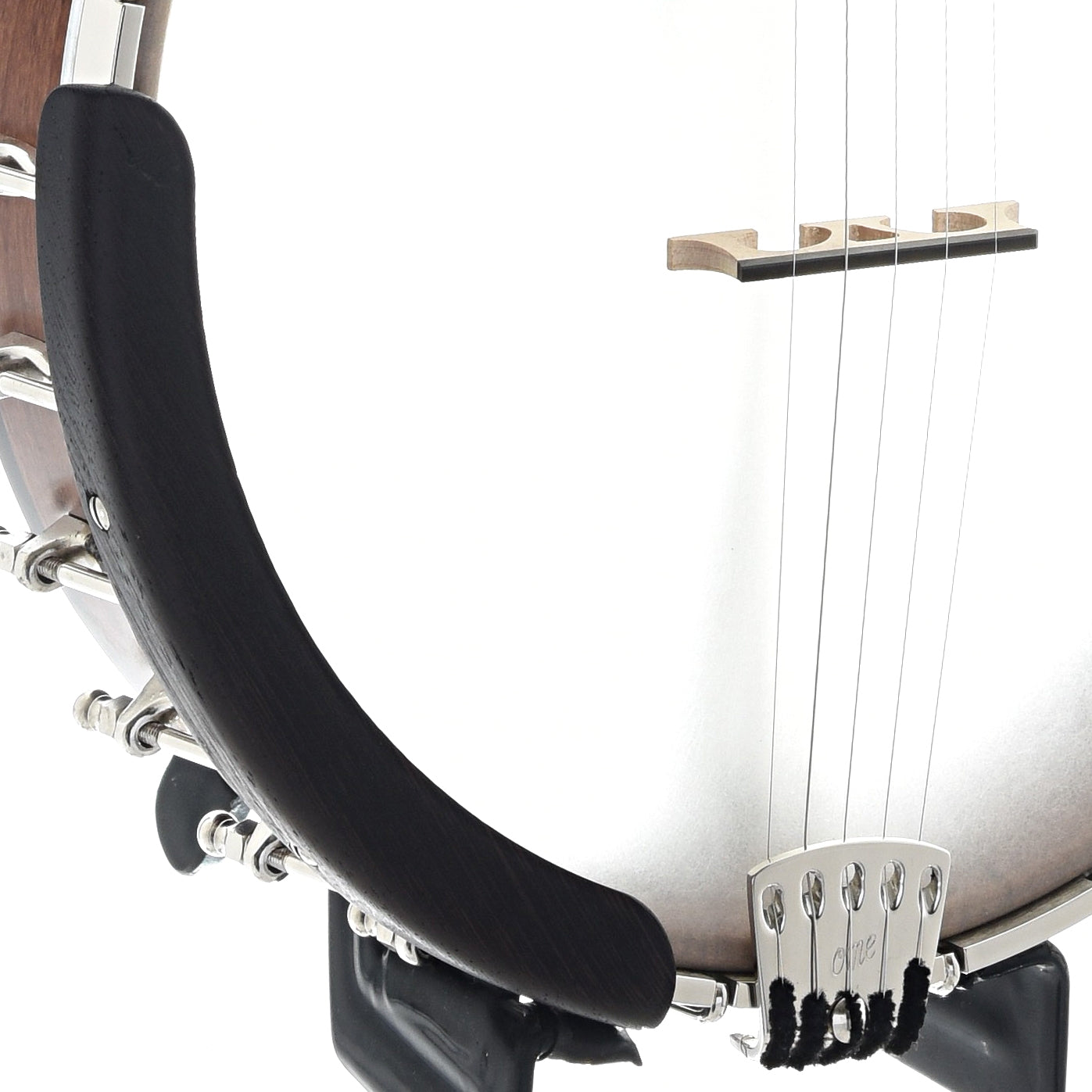 Image 3 of Ome Custom Alpha 12" Openback Banjo & Case, Mahogany - SKU# OMEALPHA-12CUST : Product Type Open Back Banjos : Elderly Instruments