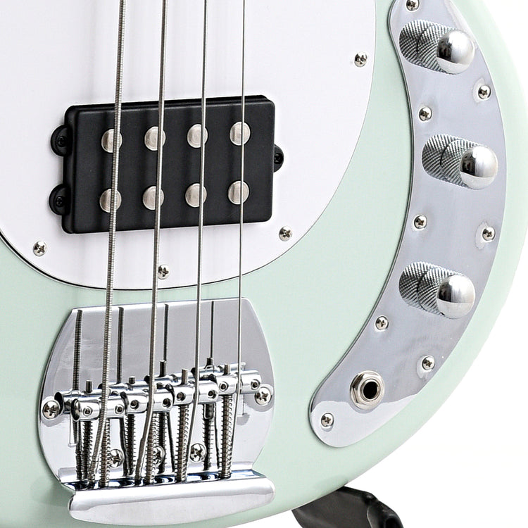 Image 4 of Sterling by Music Man StingRay 4 Bass, Mint Green Finish - SKU# RAY4-MG : Product Type Solid Body Bass Guitars : Elderly Instruments