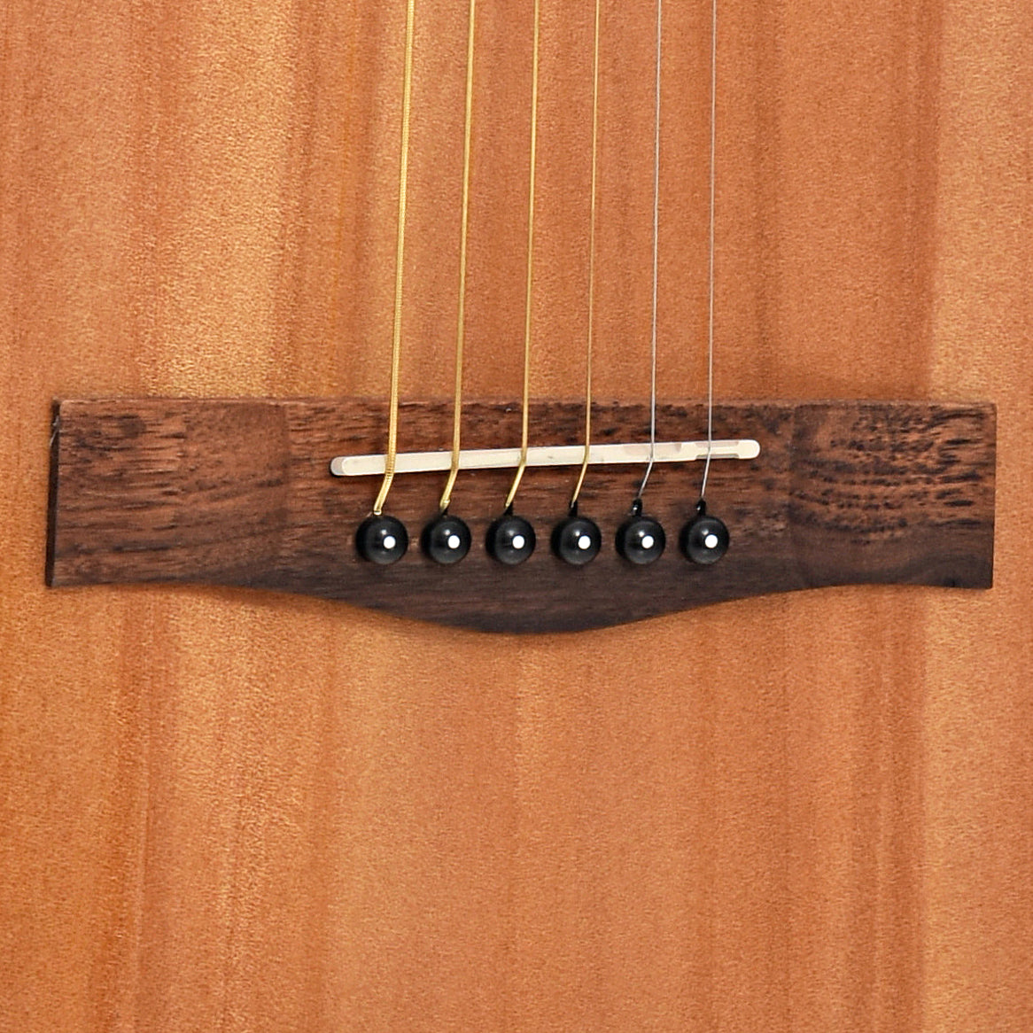 Bridge of Fender FA-15 3/4 Scale Steel String Acoustic 
