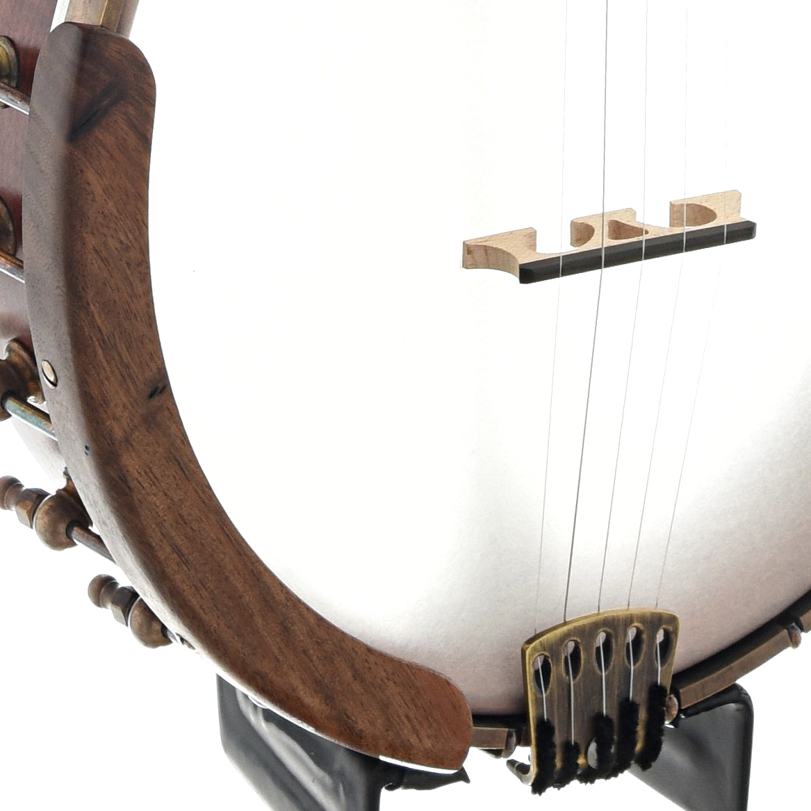 Image 3 of Ome Wizard 11" Openback Banjo & Case, Curly Maple - SKU# WIZARD-CMPL11 : Product Type Open Back Banjos : Elderly Instruments