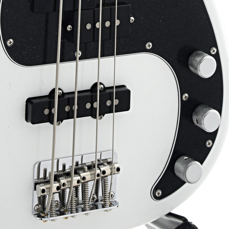 Image 4 of Fender American Performer Precision Bass, Arctic White - SKU# FAPFPBAW : Product Type Solid Body Bass Guitars : Elderly Instruments