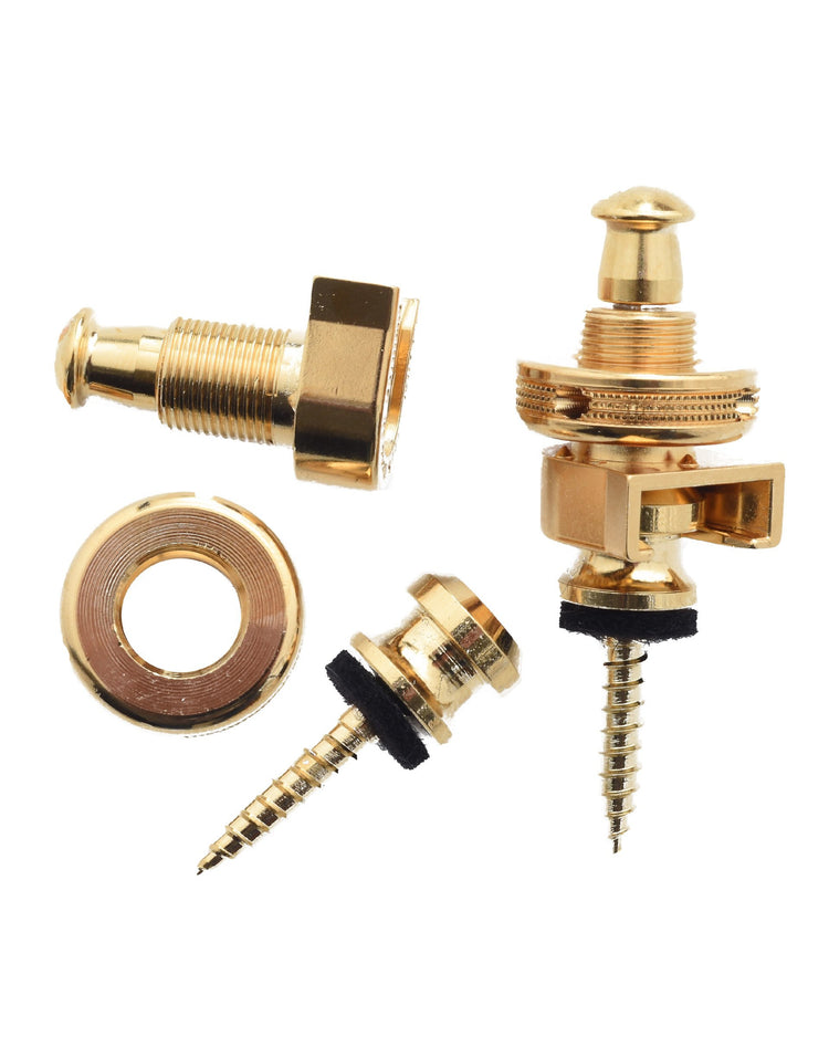 Image 1 of Schaller S-Lock Straplock, Gold - SKU# SL3G : Product Type Accessories & Parts : Elderly Instruments