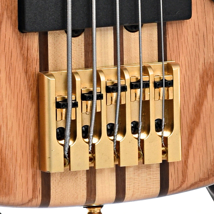 Bridge of Peavey Cirrus 5-String Bass