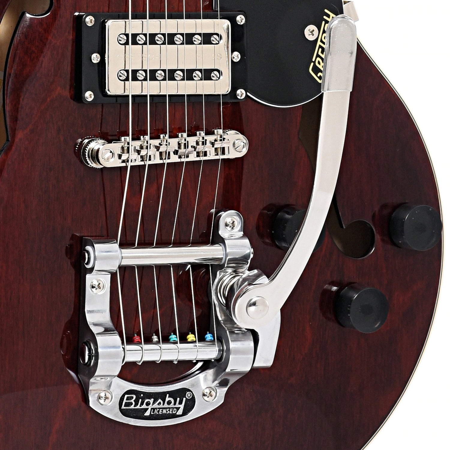 Image 4 of Gretsch G2655T Streamliner Center Block Jr. with Bigsby, Walnut Stain- SKU# G2655TWS : Product Type Hollow Body Electric Guitars : Elderly Instruments