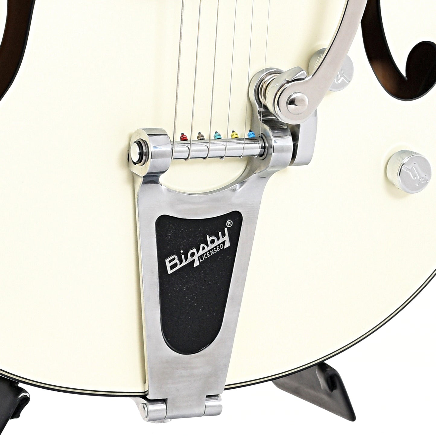 Image 3 of Gretsch G5410T Electromatic "Rat Rod", Matte Vintage White- SKU# G5410TMVW : Product Type Hollow Body Electric Guitars : Elderly Instruments