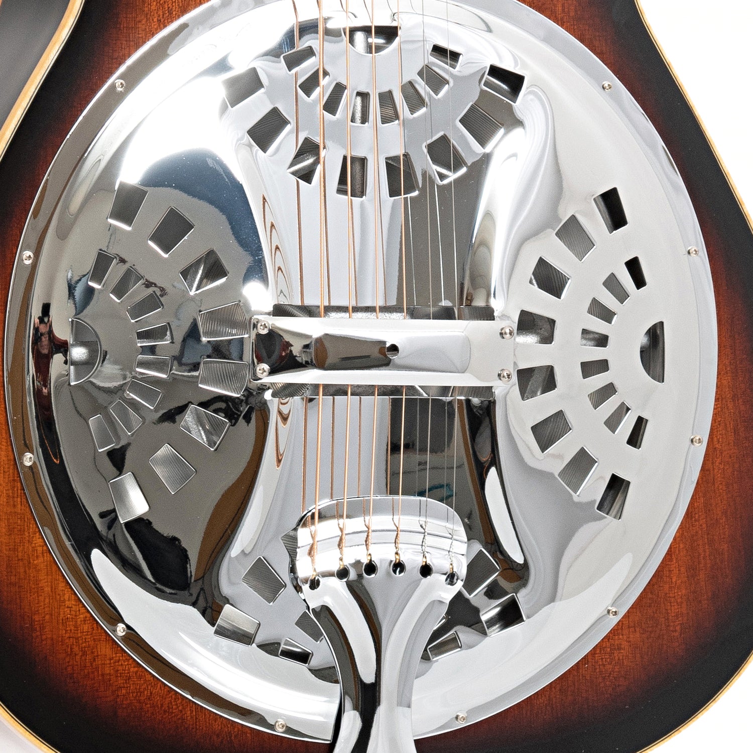 Image 4 of Beard Gold Tone PBR-CA Mahogany Cutaway Resophonic Guitar & Case - SKU# BGT5R : Product Type Resonator & Hawaiian Guitars : Elderly Instruments