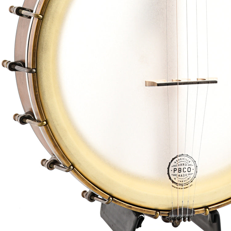Image 4 of Pisgah Banjo Co. 12" Cherry Dobson Openback Banjo, Standard Scale - SKU# PDOB-CSTD : Product Type Open Back Banjos : Elderly Instruments