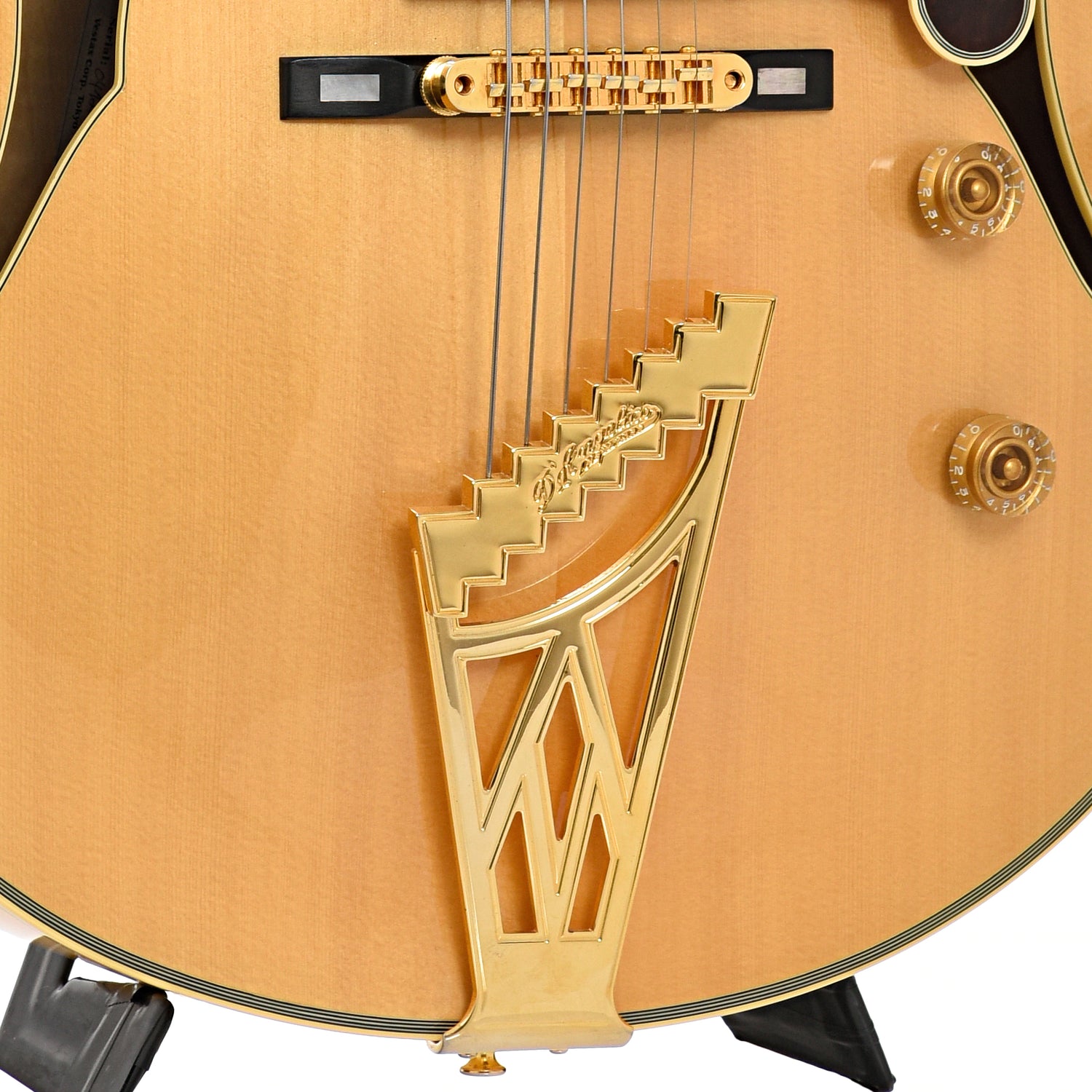 Tailpiece and bridge of D'Angelico NYL-2 DH