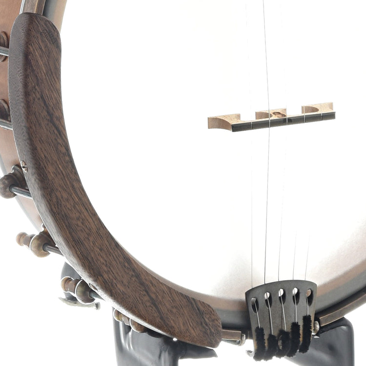 Image 3 of Ome Flora 11" Openback Banjo & Case, Curly Maple - SKU# FLORA-CMPL11 : Product Type Open Back Banjos : Elderly Instruments