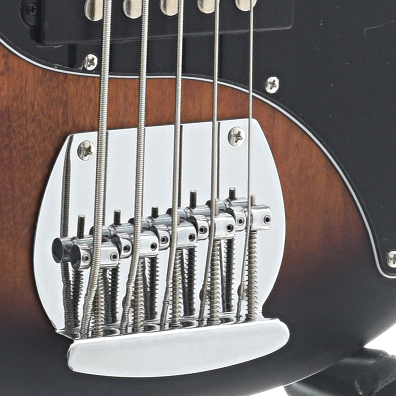 Image 4 of Sterling by Music Man StingRay5 5 String Bass, Satin Vintage Sunburst - SKU# RAY5-VSBS : Product Type Solid Body Bass Guitars : Elderly Instruments