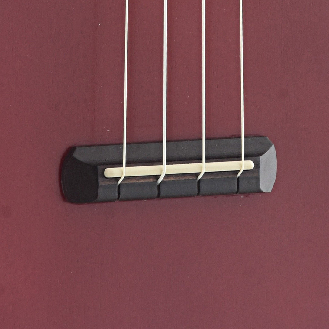 Image 4 of MAGIC FLUKE COMPANY FLUKE UKULELE, TENOR, HIBISCUS RED FINISH WITH CINCH SACK - SKU# MFFLU-T-HIB : Product Type Tenor Ukuleles : Elderly Instruments