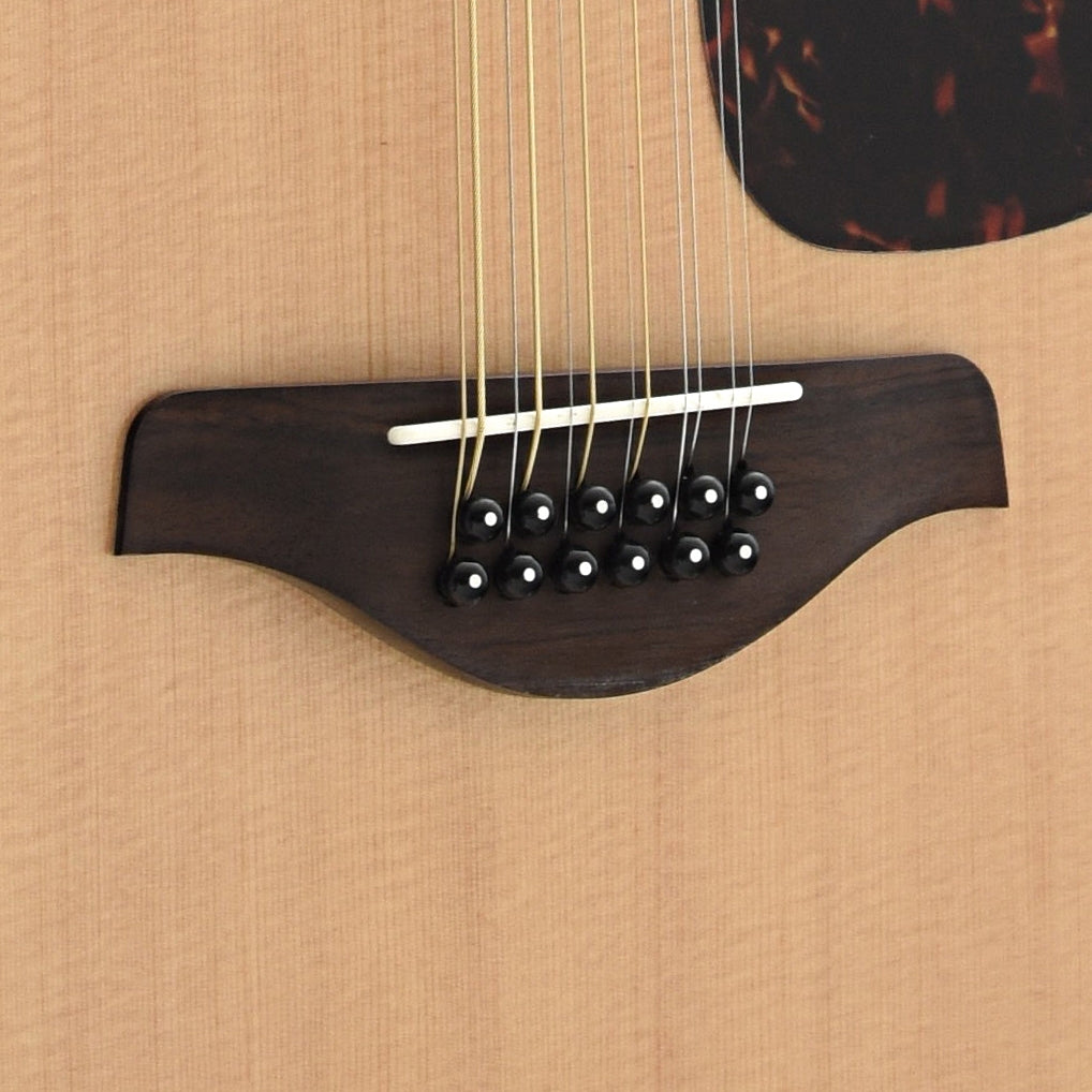 Bridge of Yamaha FG820-12 12-String Acoustic 