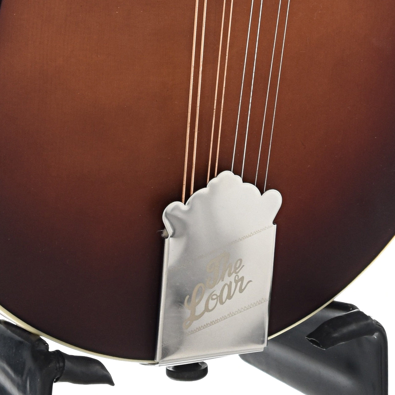 Tailpiece of The Loar "Honey Creek" F-Style Mandolin