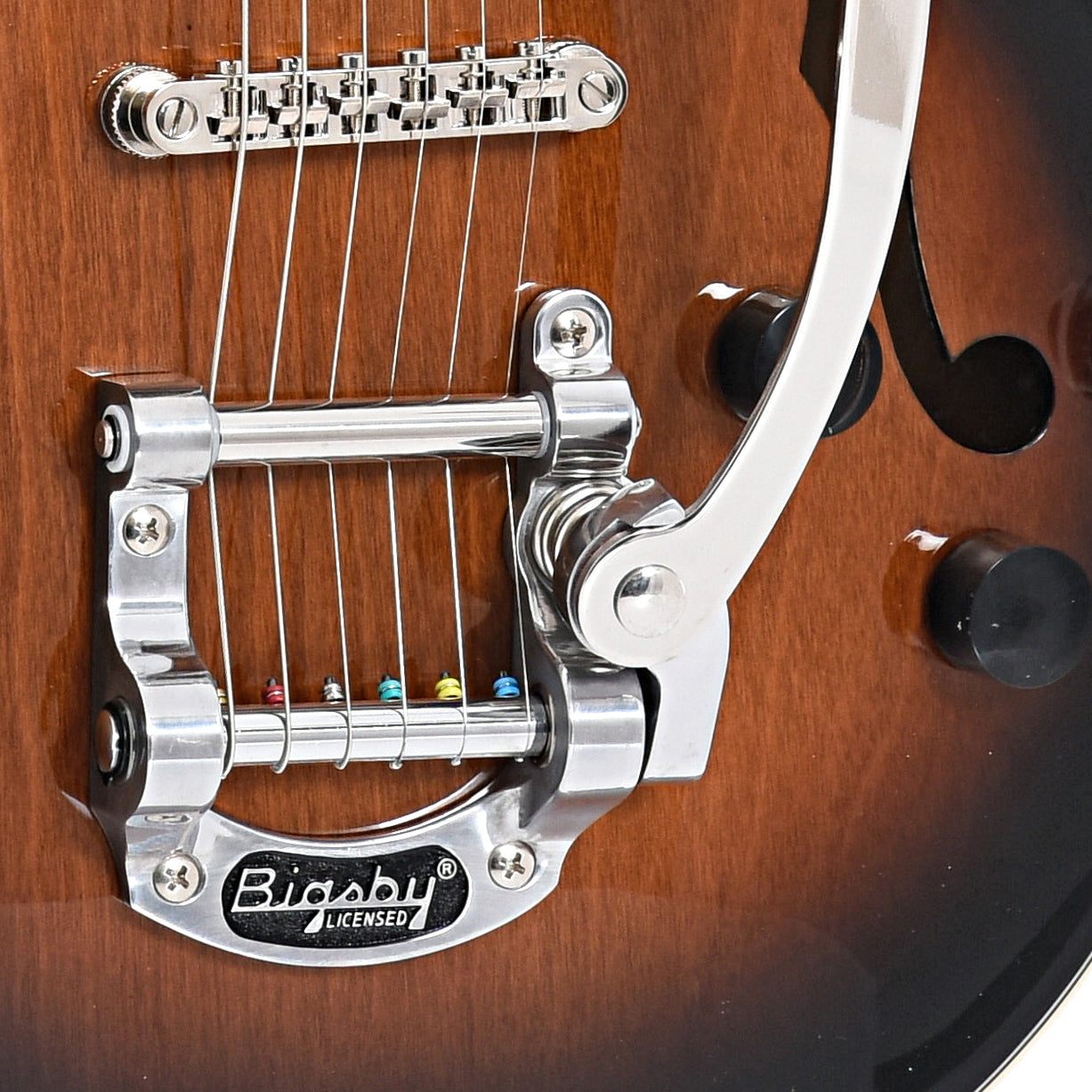Image 4 of Gretsch G2655T Streamliner Center Block Jr. with Bigsby, Brownstone Maple- SKU# G2655TBRNM : Product Type Hollow Body Electric Guitars : Elderly Instruments