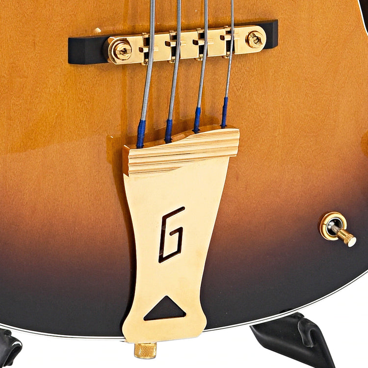 tailpiece and bridge of Gretsch 6072-68 Broadcaster Bass