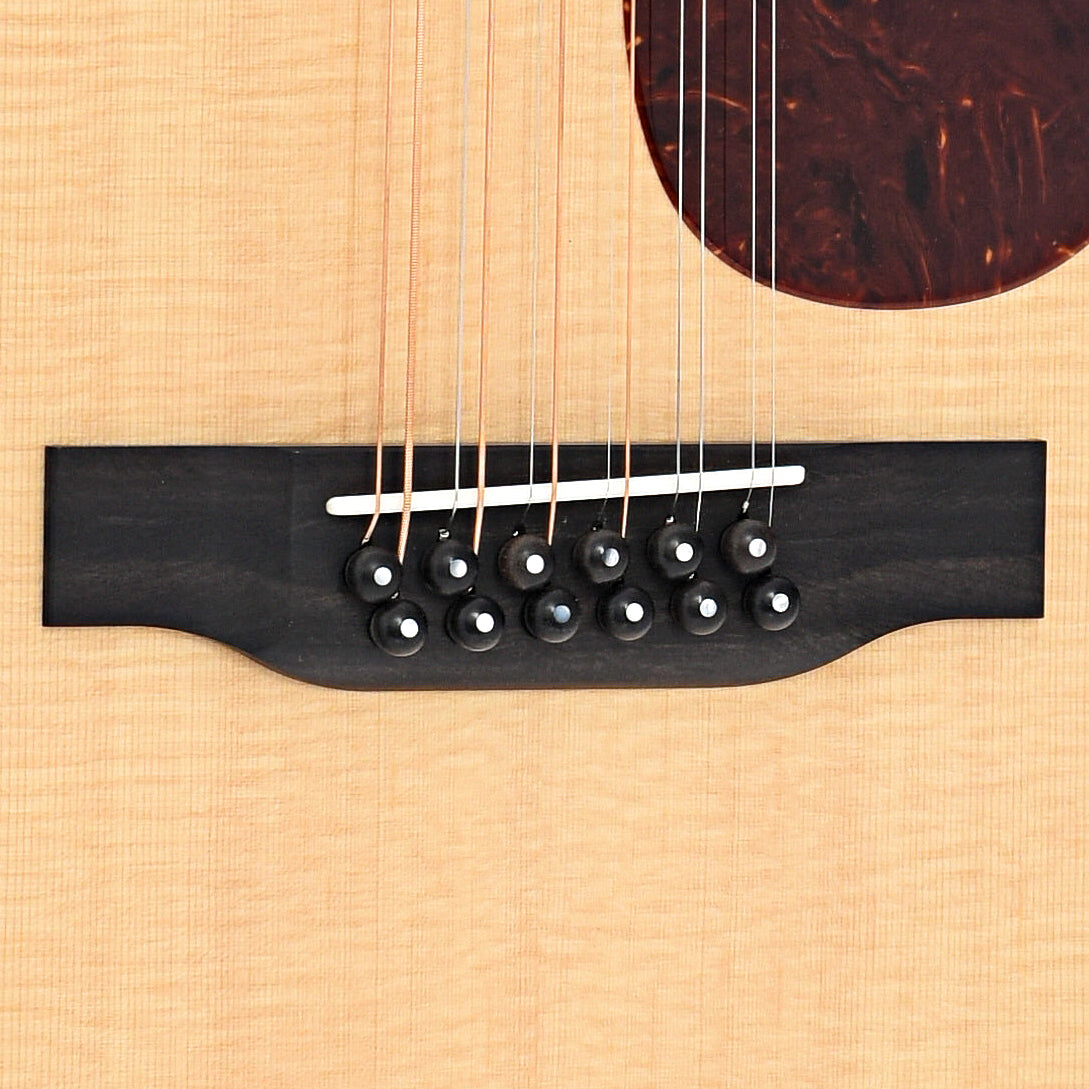 Bridge of Collings 02H 12-String Guitar