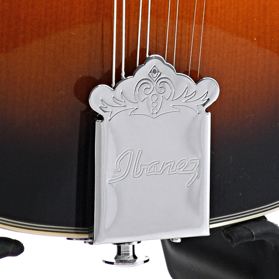 Tailpiece of Ibanez M510 A-Style Mandolin, Brown Sunburst