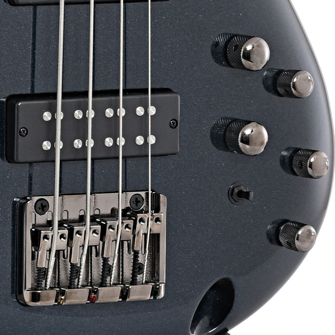 Image 4 of Ibanez SR300E 4-String Bass, Iron Pewter- SKU# SR300E-IPT : Product Type Solid Body Bass Guitars : Elderly Instruments