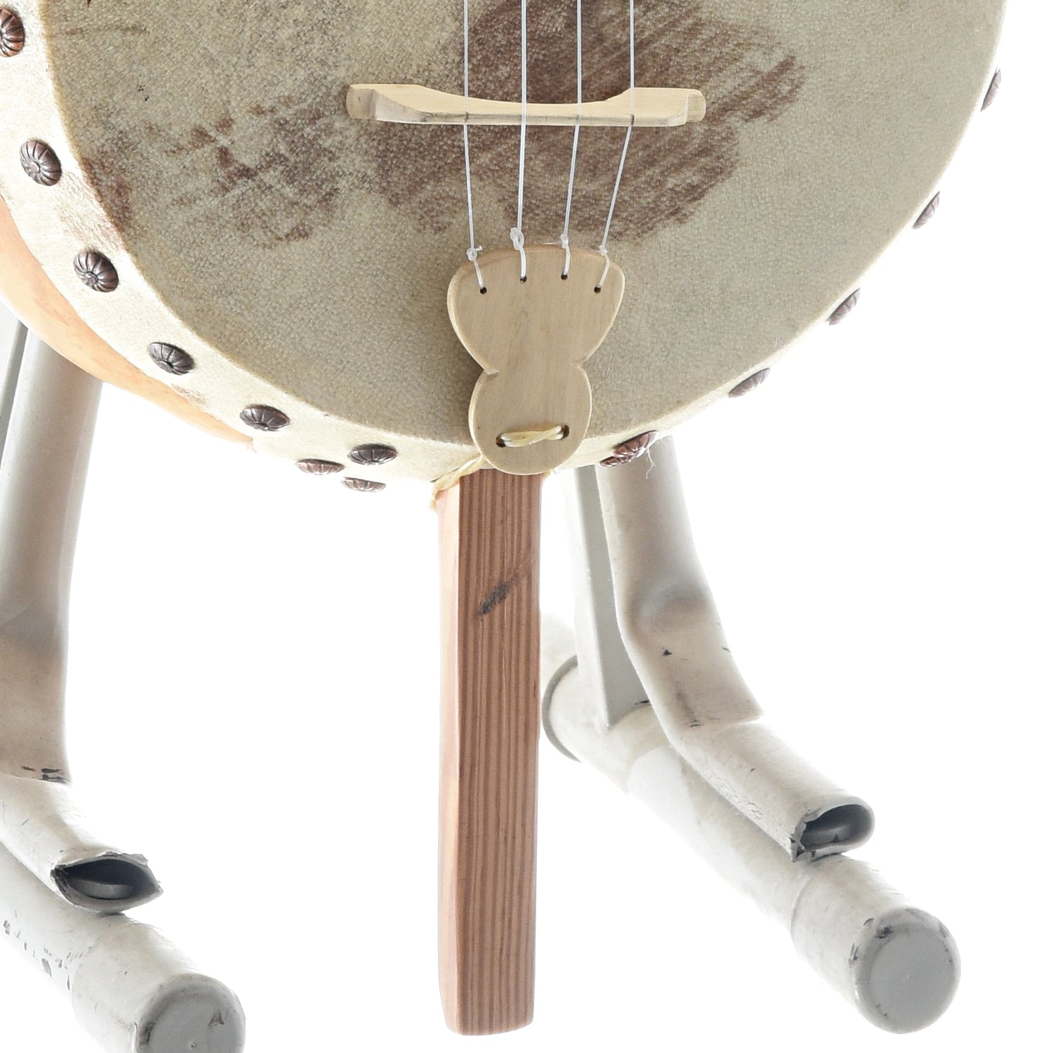 Image 3 of Menzies 4-String Gourd Banjo, #387 - SKU# MGB4-387 : Product Type Other Banjos : Elderly Instruments