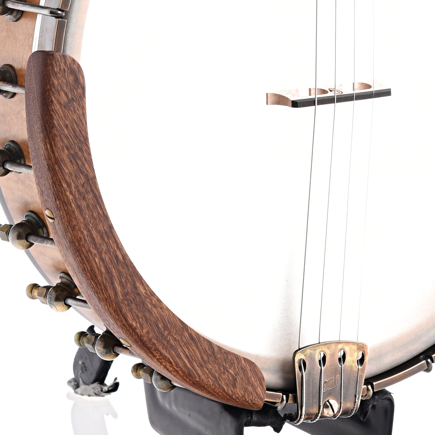 Image 3 of Ome Celtic 12" Tenor Banjo & Gigbag, Curly Maple - SKU# CELTEN19-CMPL12 : Product Type Tenor & Plectrum Banjos : Elderly Instruments