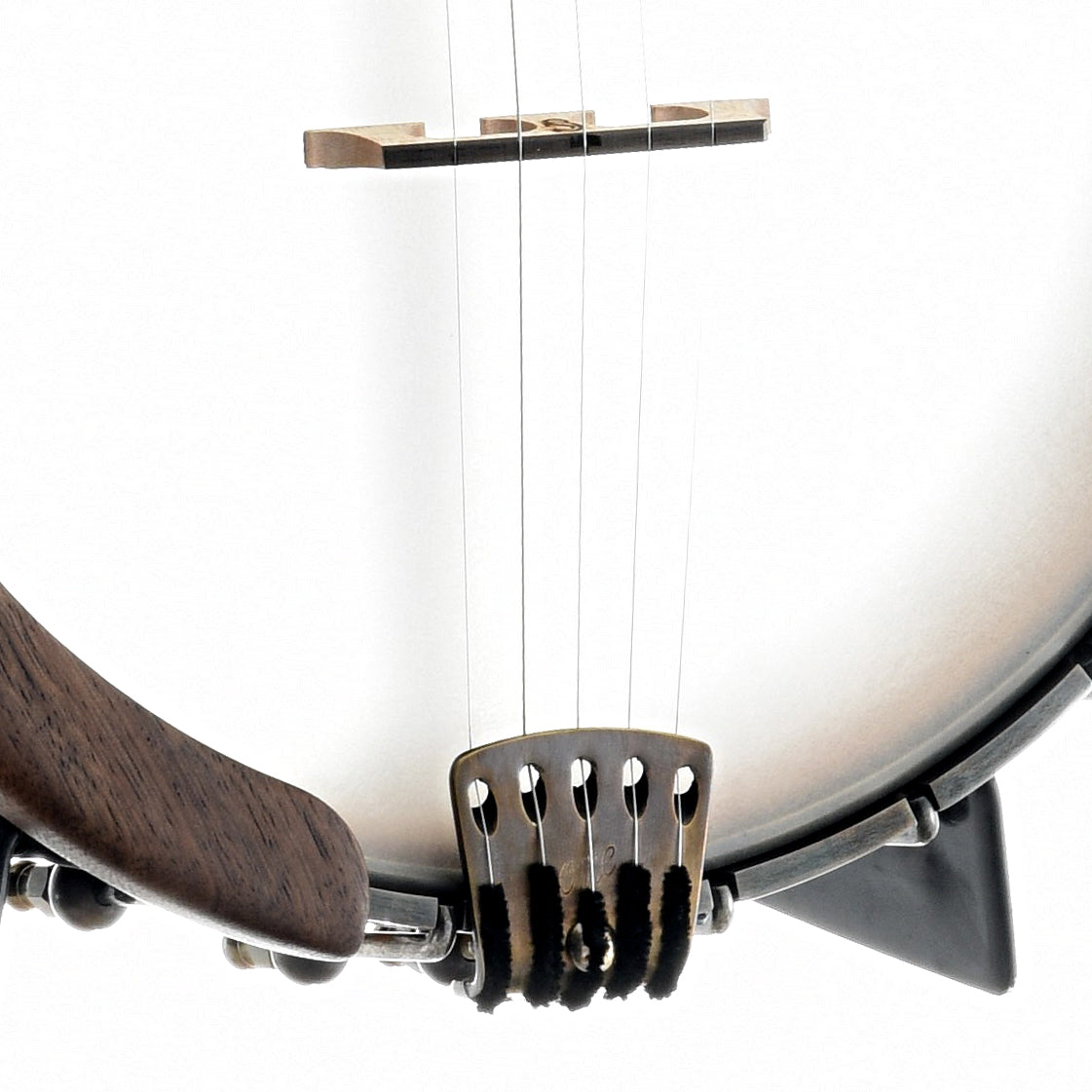 Image 3 of OME North Star Openback Banjo & Case, Curly Maple - SKU# NSTAR-CMPL : Product Type Open Back Banjos : Elderly Instruments
