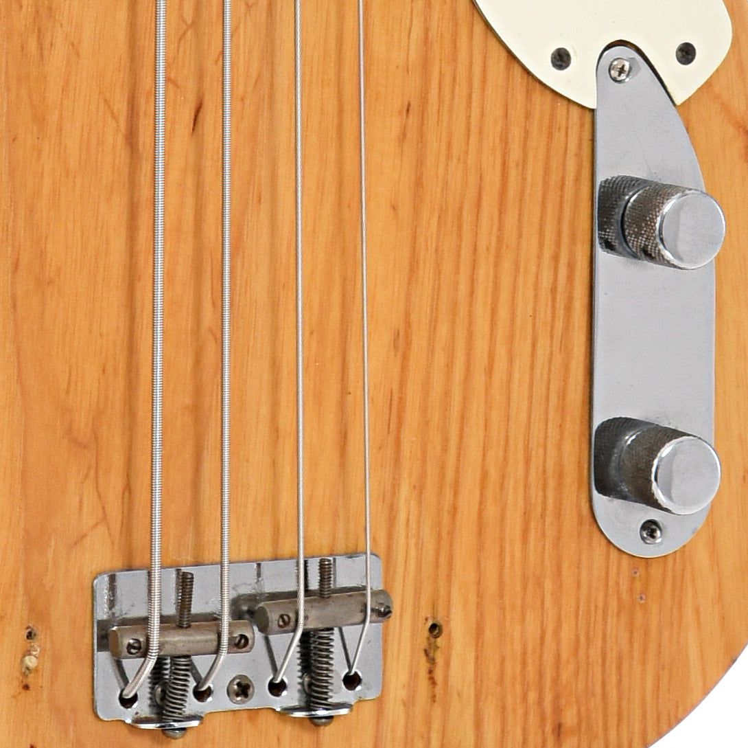 Bridge of Fender Telecaster Bass 
