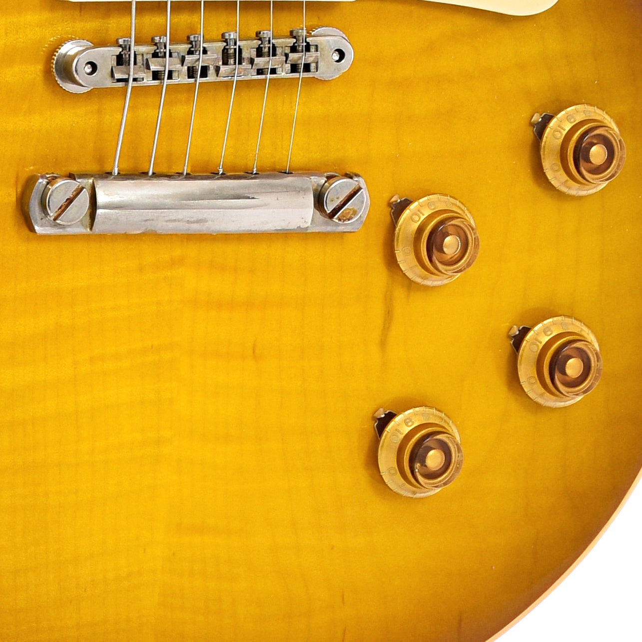 Bridge and controls of Gibson 60th Anniversary '59 Les Paul