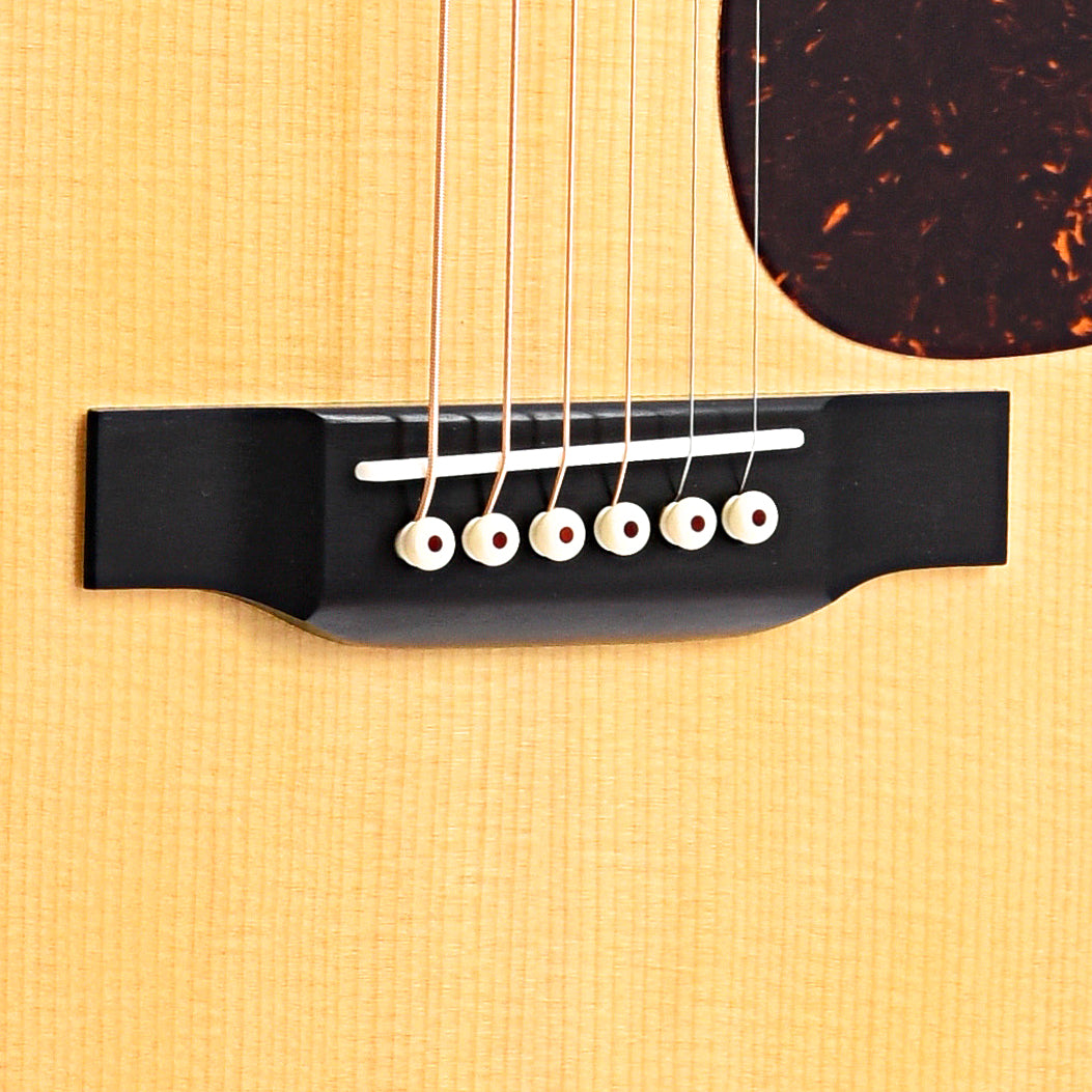 Bridge of Martin D-28 Guitar