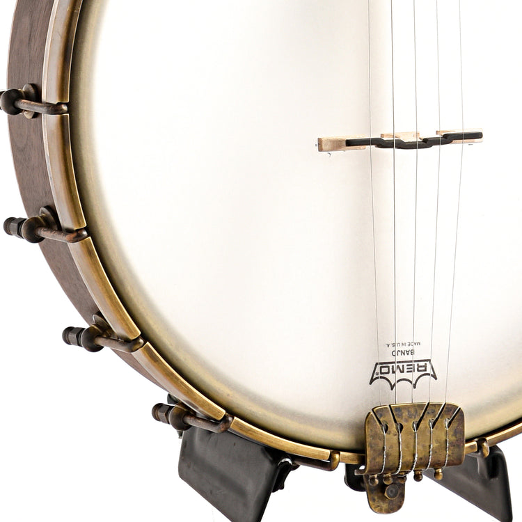 Image 4 of Pattison 12" Tubaphone Banjo, Walnut - SKU# PTU1 : Product Type Open Back Banjos : Elderly Instruments