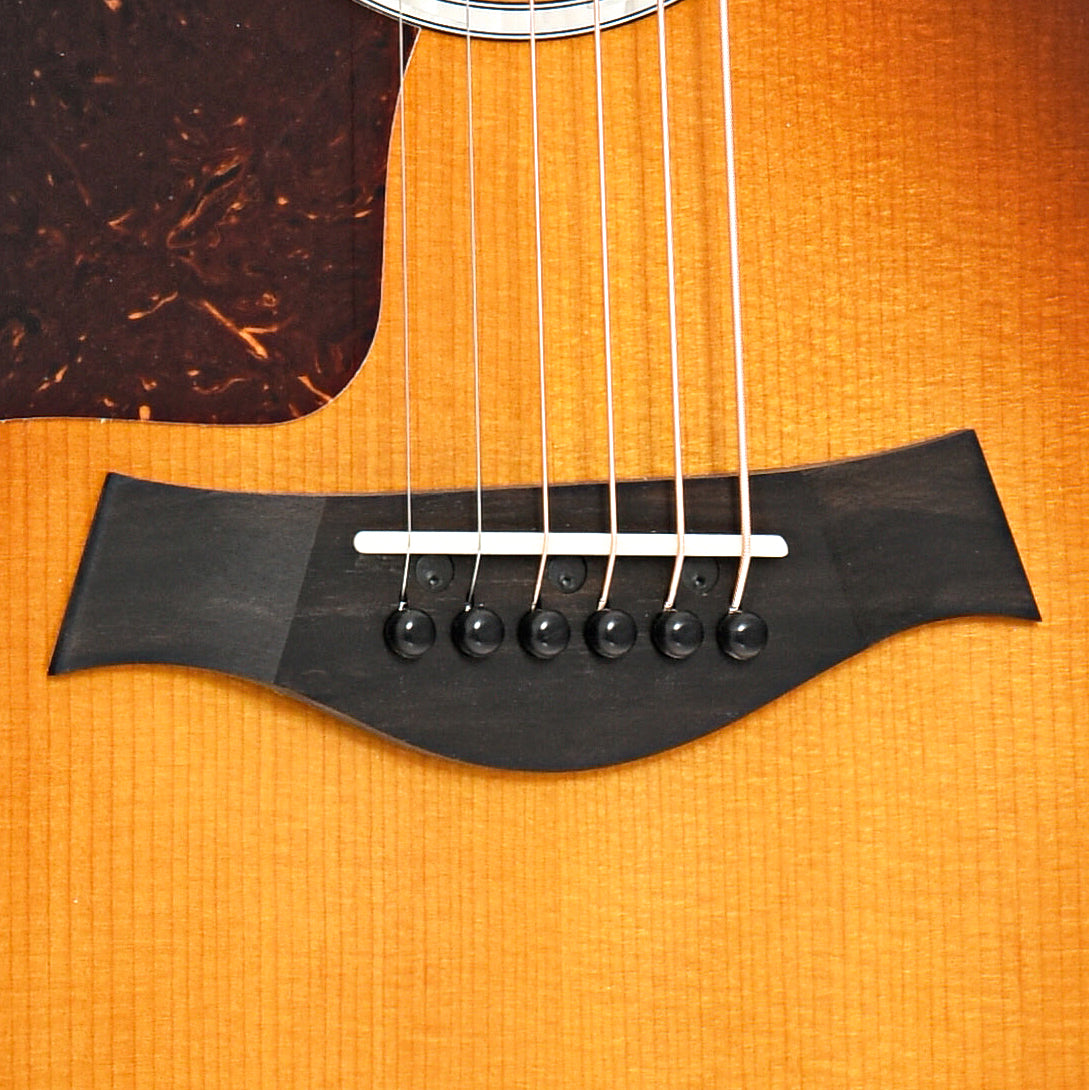 Image 4 of Taylor 214ce Sunburst Deluxe & Case, Left Handed- SKU# 214CESBDLXLH : Product Type Flat-top Guitars : Elderly Instruments