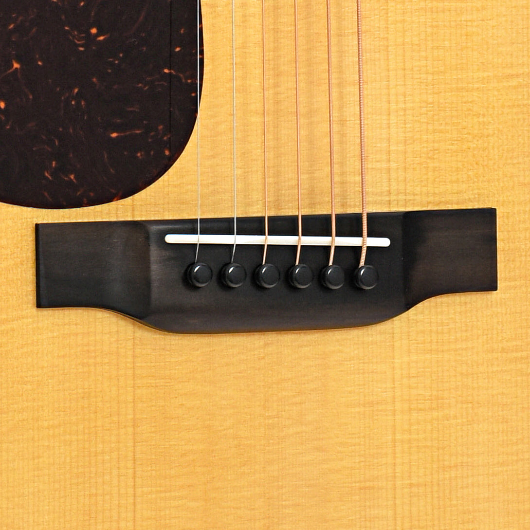 Bridge of Martin D-18 Lefthanded Guitar