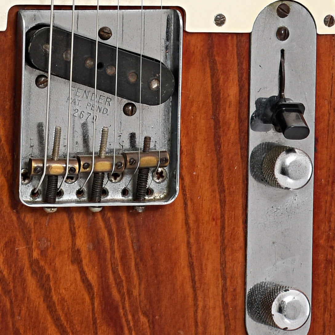 Bridge and controls of 1952 Fender Telecaster 