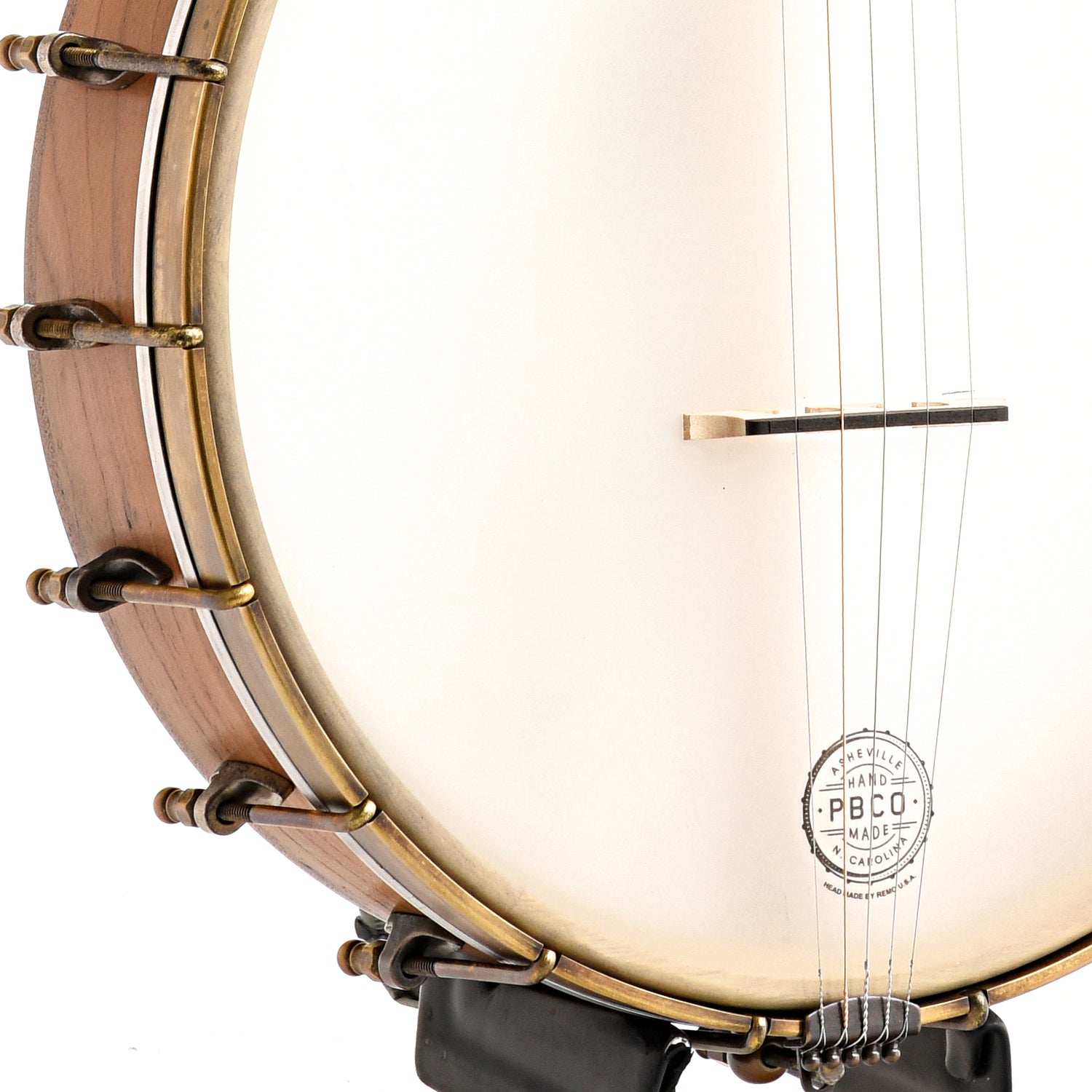 Image 4 of Pisgah Banjo Co. 12" Cherry Possum Openback Banjo, Short Scale - SKU# PP12SHORT-CB : Product Type Open Back Banjos : Elderly Instruments