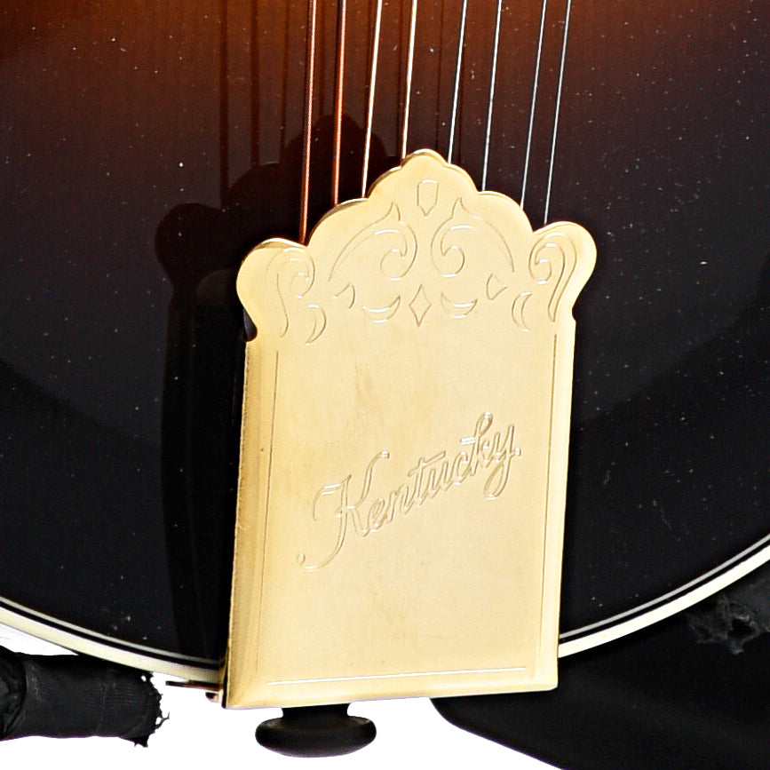 Tailpiece of Kentucky KM-850 F-Style Mandolin, Vintage Sunburst