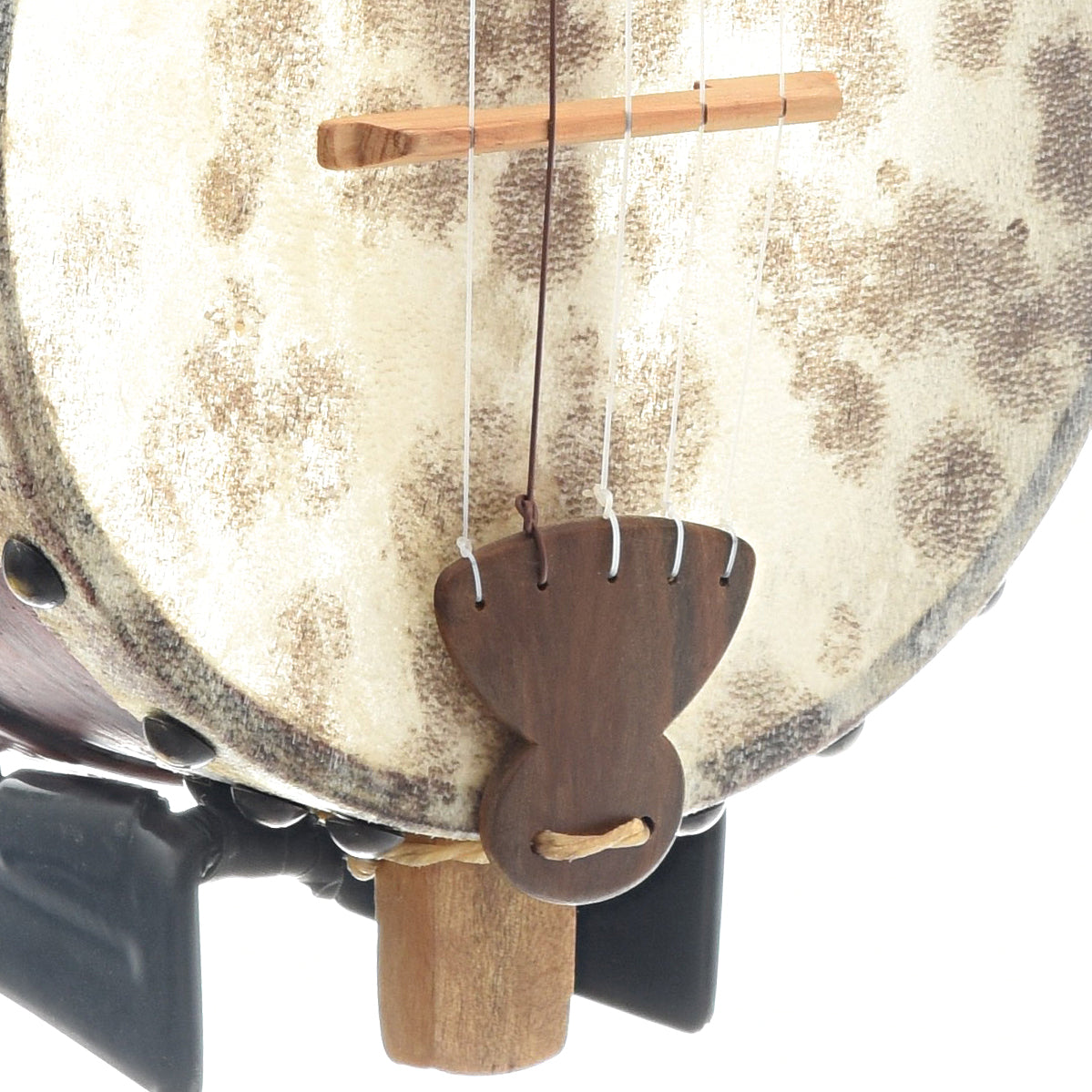 Image 3 of Menzies Short Scale Fretless Tackhead Banjo, #399 - SKU# MTB51-399 : Product Type Open Back Banjos : Elderly Instruments