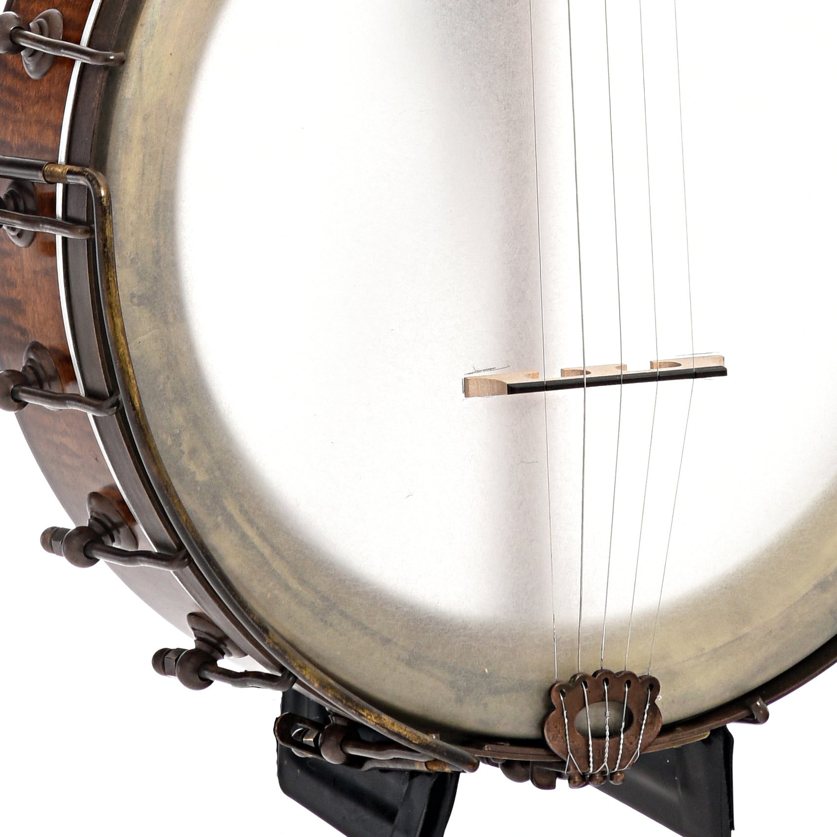 Armrest, Tailpiece and bridge of Pete Ross Dobson Banjo, 11" Rim