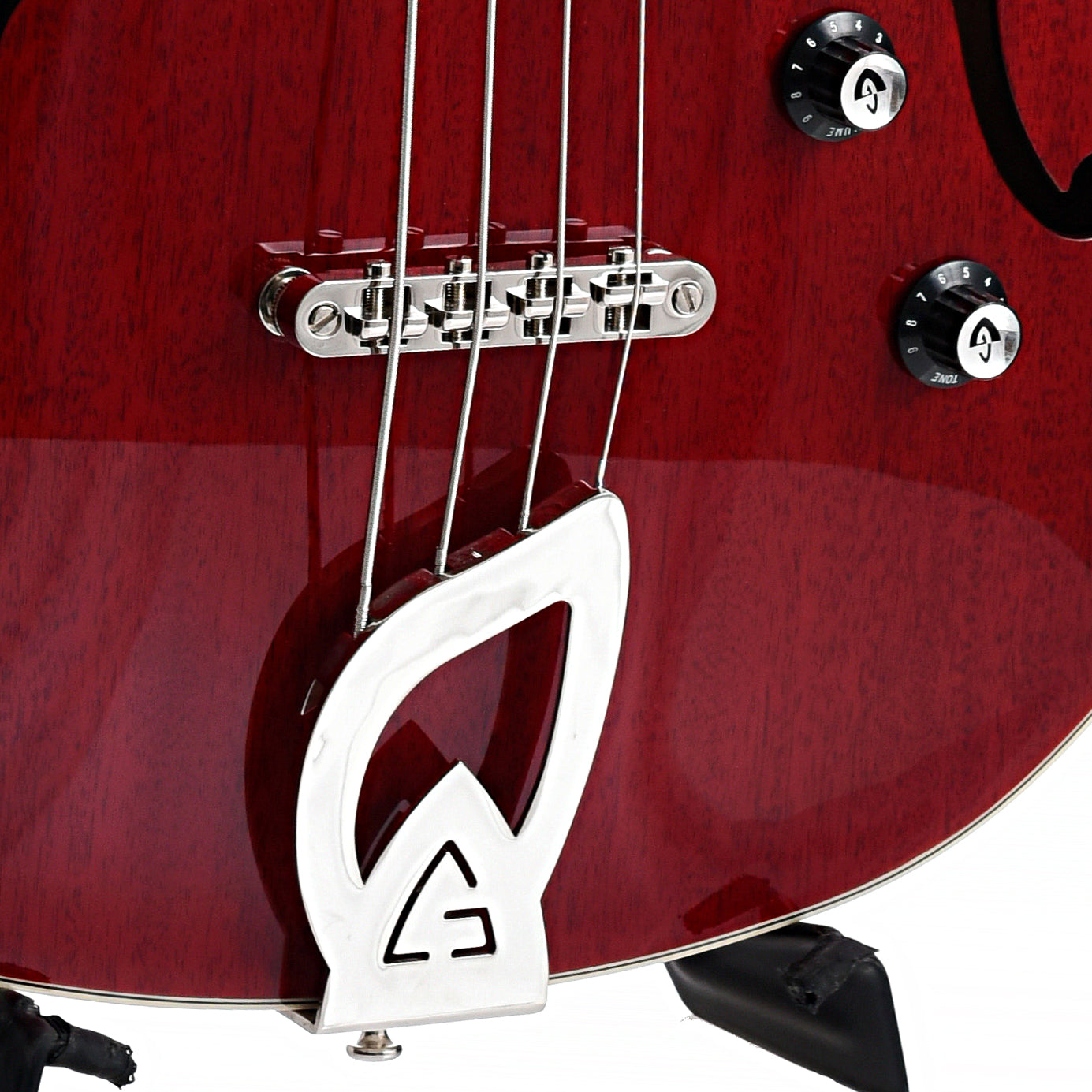 Image 3 of Guild Starfire 1 Bass, Cherry Red - SKU# GSF1BASS-CHR : Product Type Hollow Body Bass Guitars : Elderly Instruments
