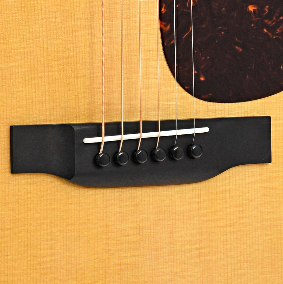 Bridge of Martin 18-Style OM Guitar & Case, Sinker Mahogany