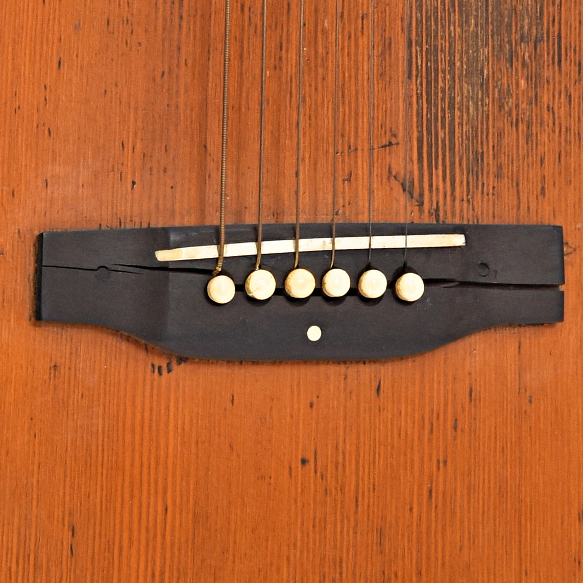 Bridge of Mighty Mite Acoustic Guitar