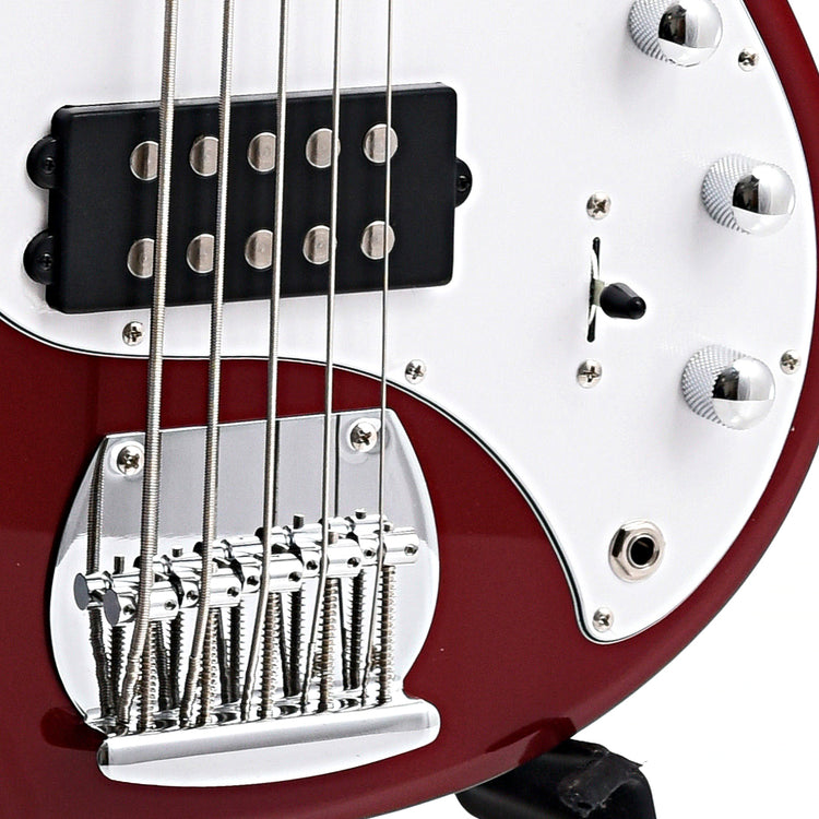Image 4 of Sterling by Music Man Stingray5 HH - SKU# RAY5HH-CAR : Product Type Solid Body Bass Guitars : Elderly Instruments
