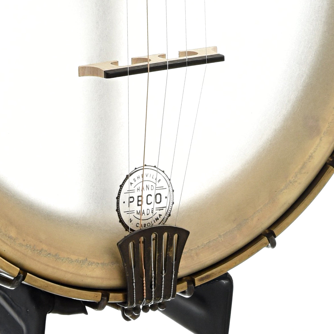 Image 3 of Pisgah 11" Walnut Rambler Dobson Special Brass Openback Banjo, Standard Scale - SKU# PRDSP-196045 : Product Type Open Back Banjos : Elderly Instruments