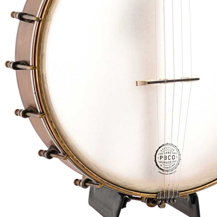 Image 4 of Pisgah Banjo Co. 12" Cherry Possum Openback Banjo, Standard Scale - SKU# PP12S-C-B : Product Type Open Back Banjos : Elderly Instruments