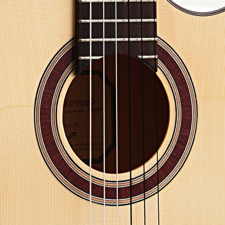 Image 7 of Kremona Flamenco Series Rosa Luna Nylon String Guitar with Gigbag - SKU# KRL : Product Type Classical & Flamenco Guitars : Elderly Instruments