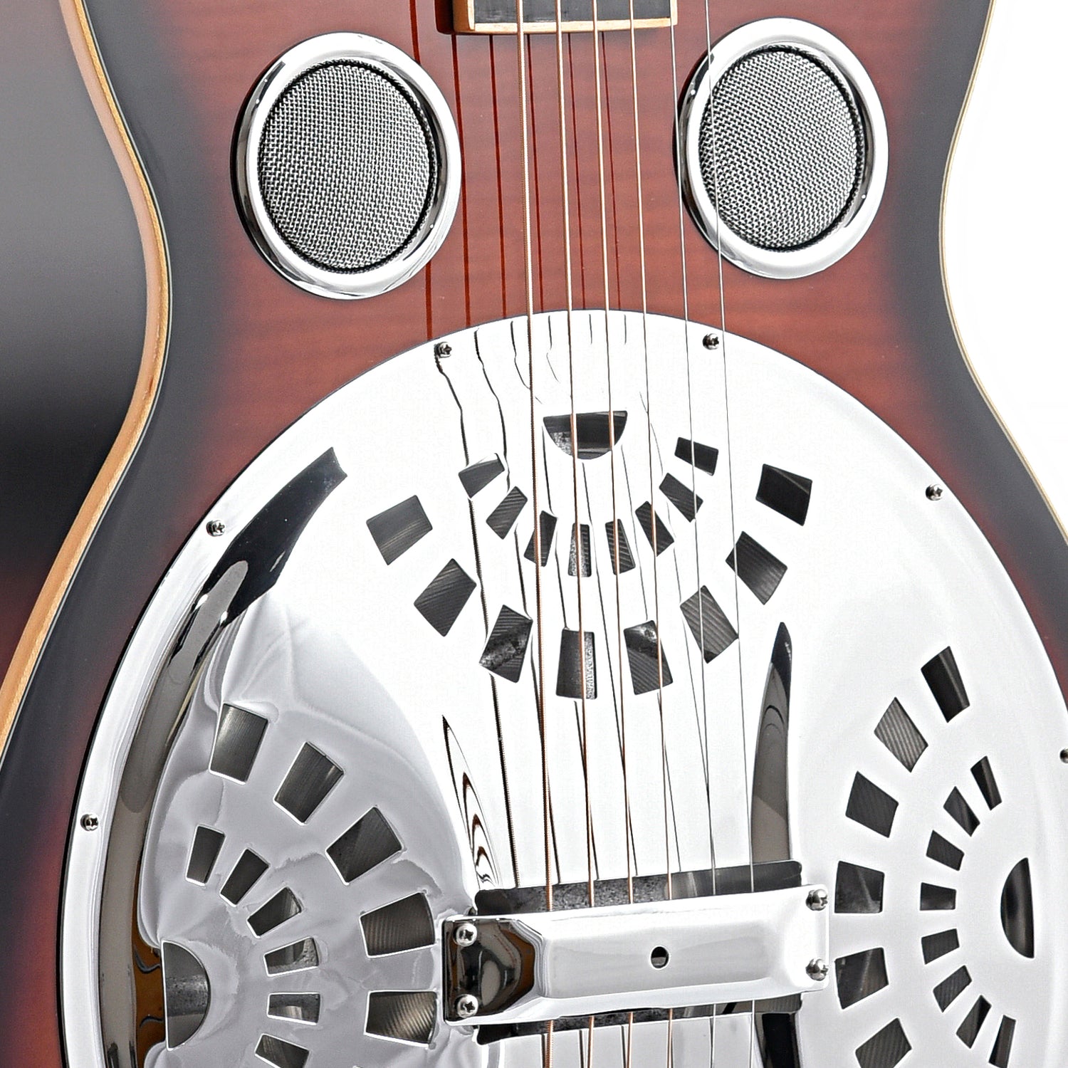 Image 5 of Beard Gold Tone PBS-D Maple Deluxe, Squareneck Resonator Guitar with Pickup & Case - SKU# BGT3S-E : Product Type Resonator & Hawaiian Guitars : Elderly Instruments