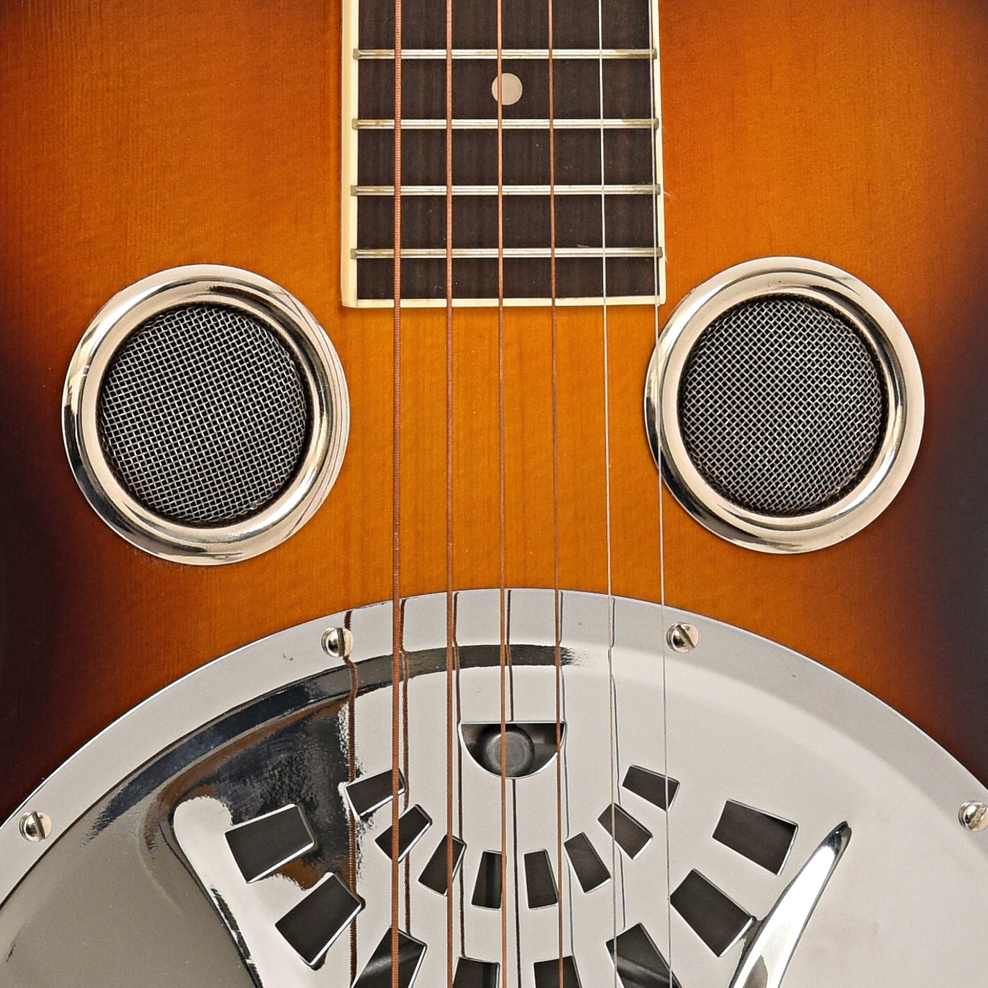 Soundholes screens of Regal RD-40VS Resonator Guitar