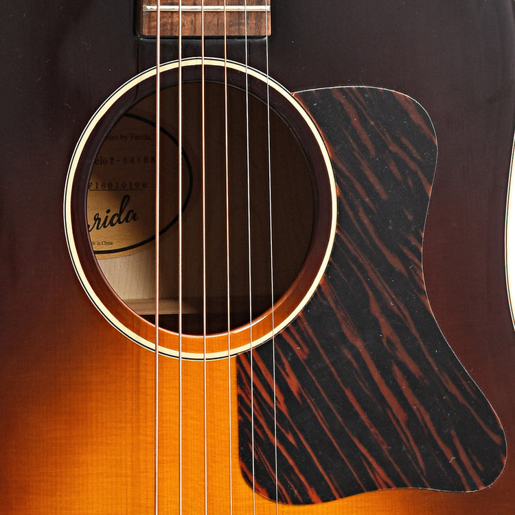 Image 6 of Farida Old Town Series OT-64 VBS Acoustic Guitar - SKU# OT64 : Product Type Flat-top Guitars : Elderly Instruments