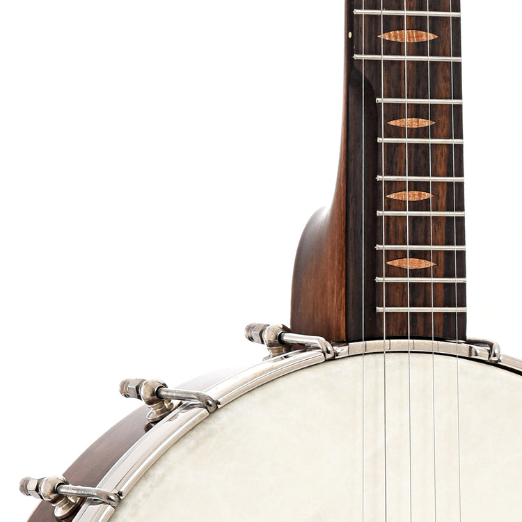 Front and body join of Pattison 12" Whyte Laydie Banjo, Maple, #97B